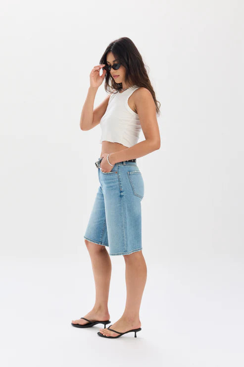 Fools Gold Mid-Rise Shorts