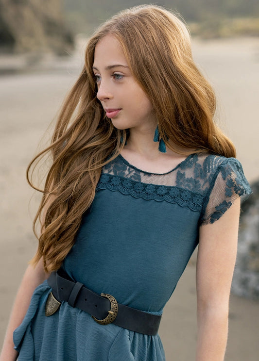 Zoella Top in Dark Teal