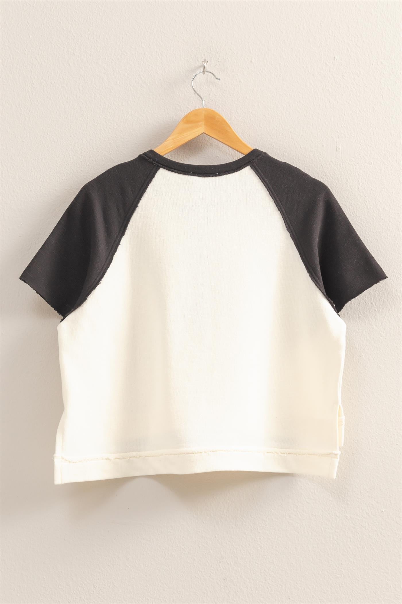 Boyfriend Cropped Short Sleeve Tee