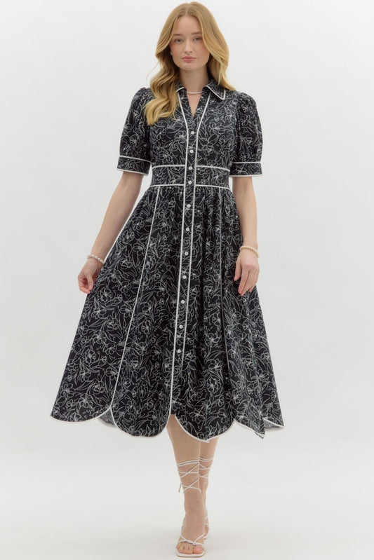 Floral Midi Dress