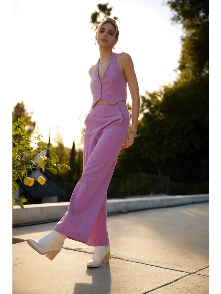 Lilac Vest Top