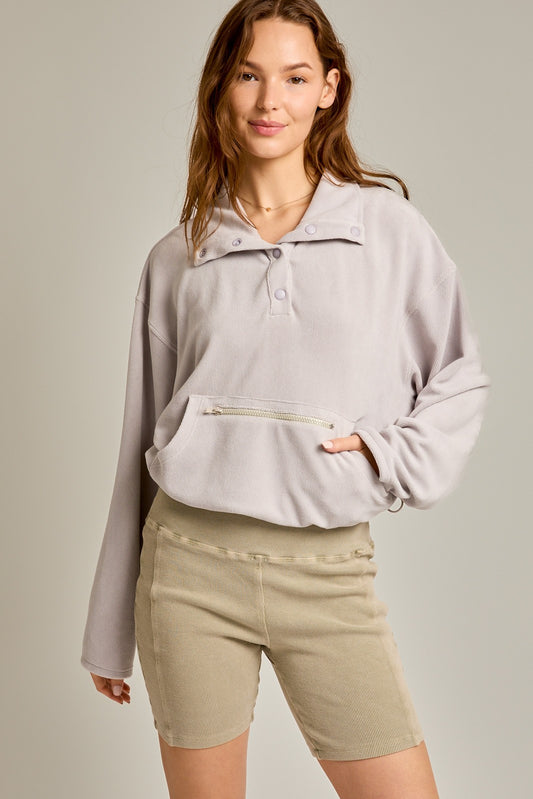 Fleece Boxy Pullover