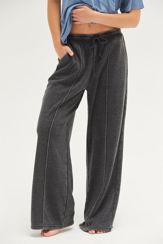 Drawstring Wide leg Pant