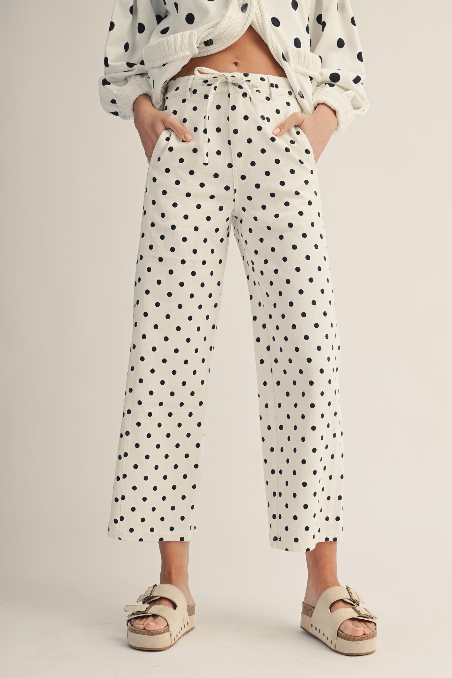 Vintage Polka Dot Pants
