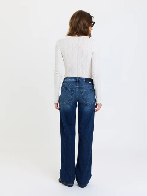 Keeper Low Rise Straight in Dark Auth