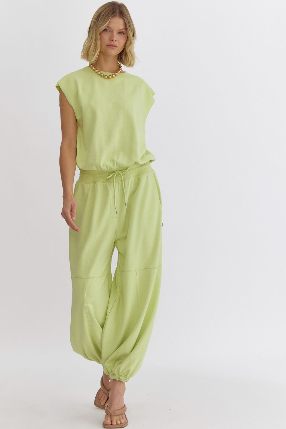 Apple Green Jumpsuit