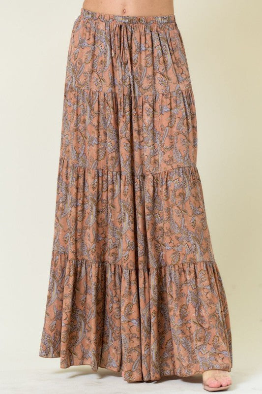 Paisley Maxi Skirt