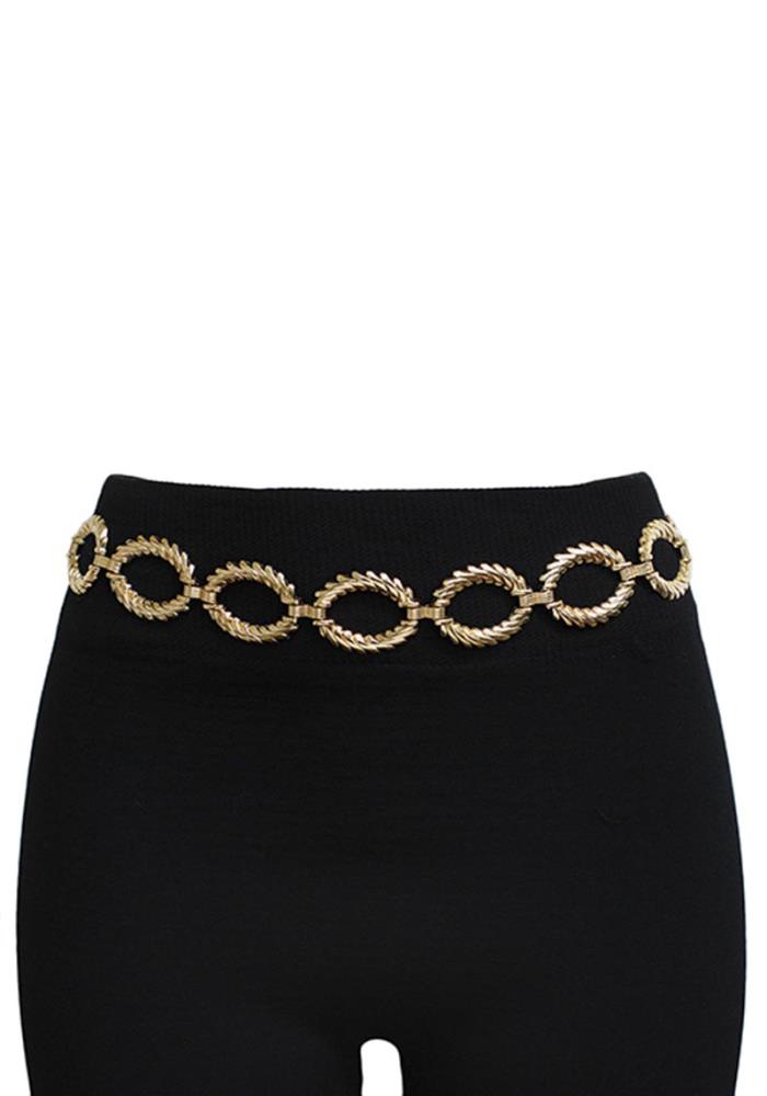 Metal Oval Chain Belt