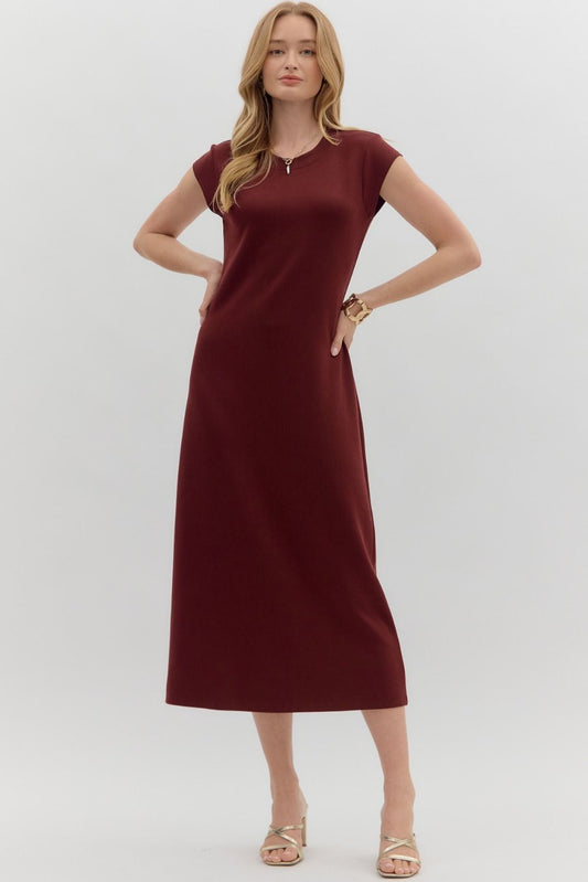Cap Sleeve Midi