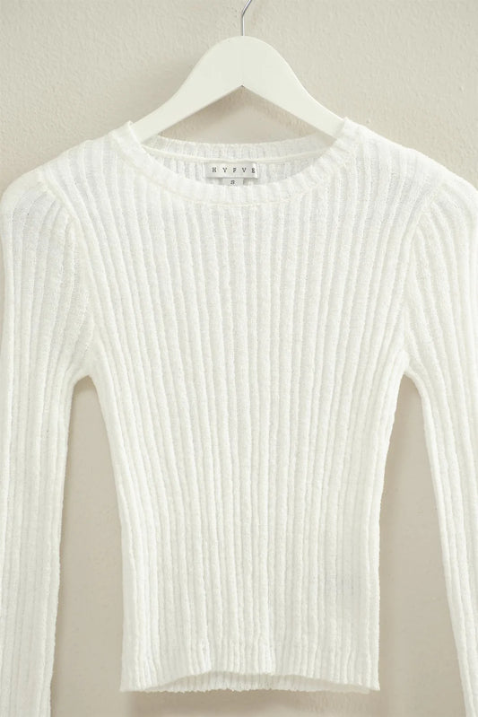 Ribbed Knit Sweater