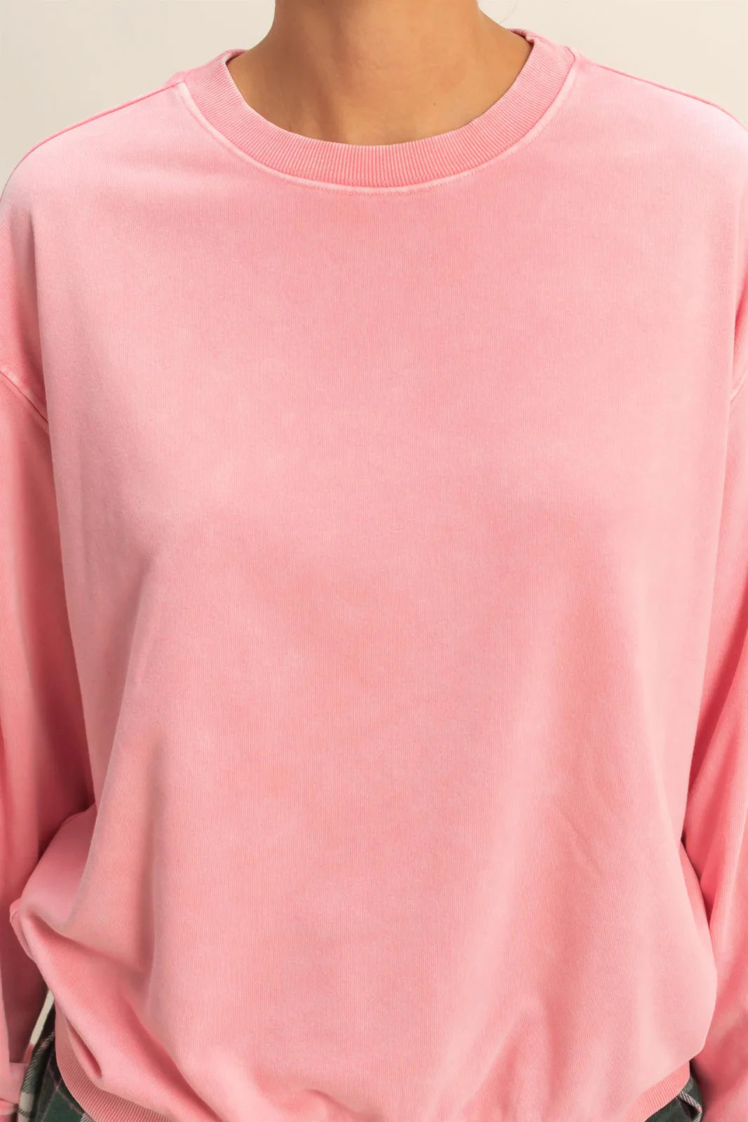 Oversized Mineral Washed Sweatshirt