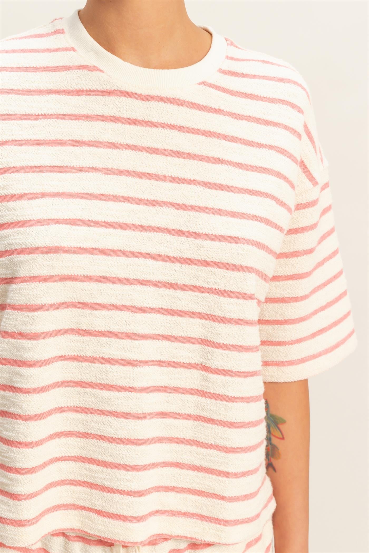 Pink Stripe Top