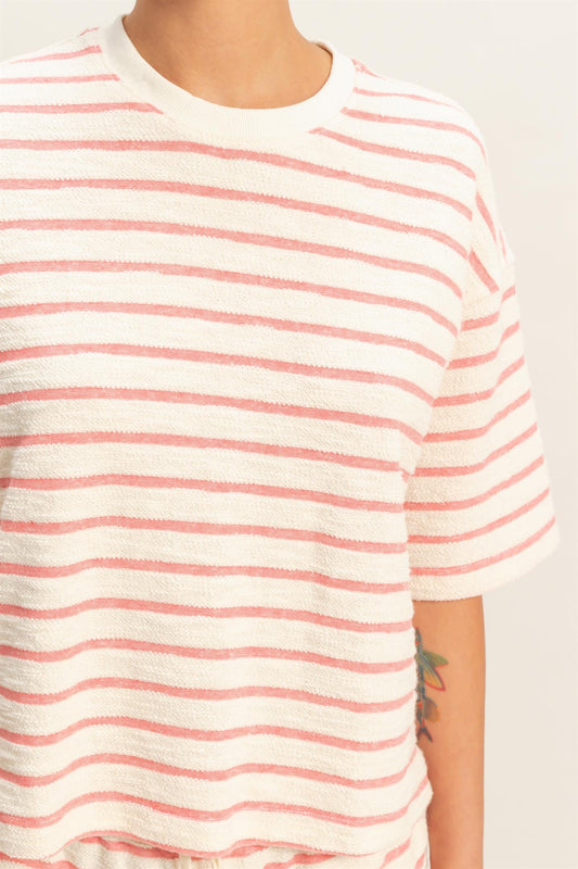 Pink Stripe Top