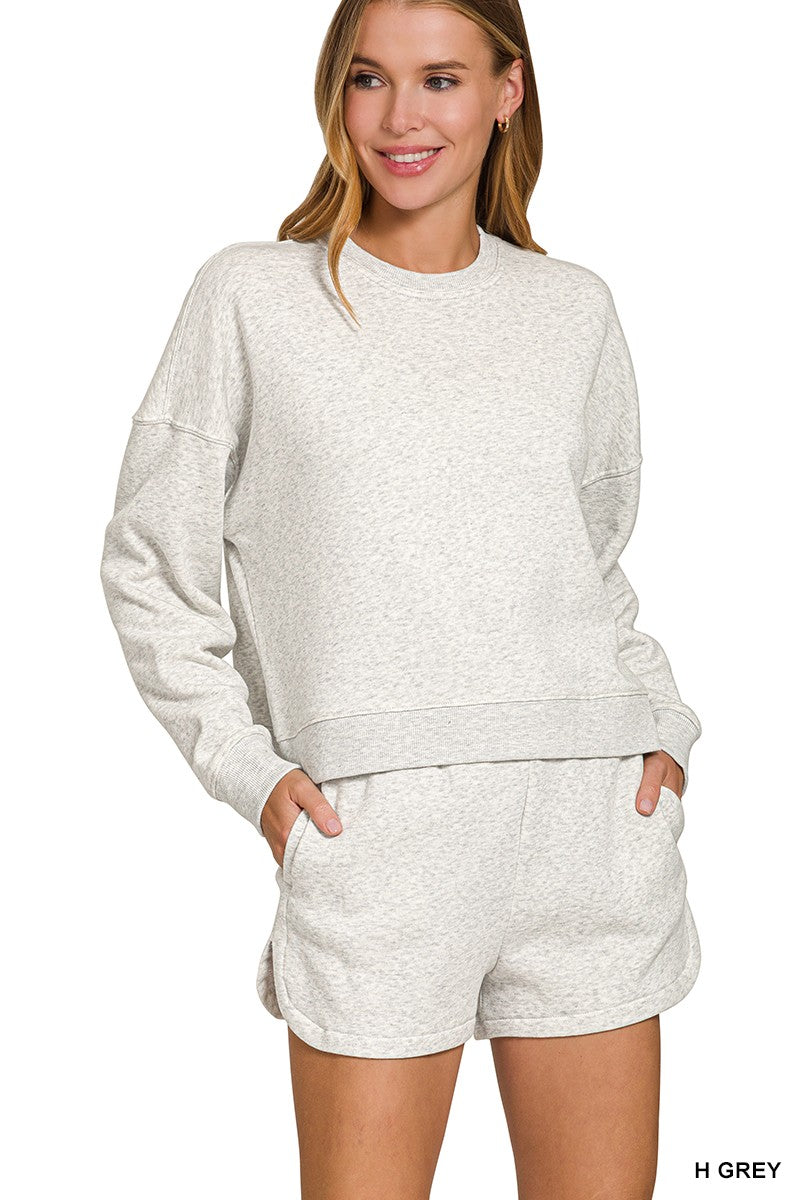 Ash Grey Short Set