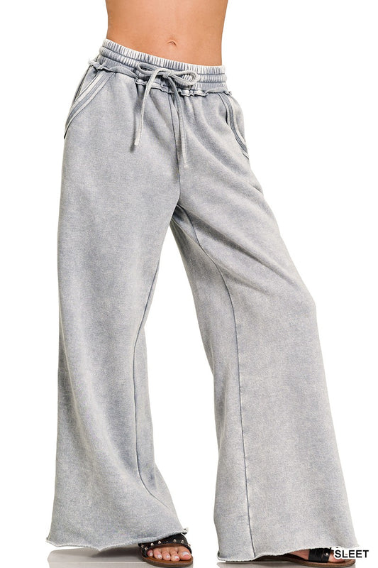 Acid Wash Pant with pockets