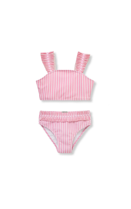 Youth Pink Stripe Bikini