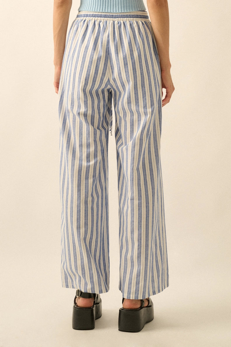 Striped Woven Pants