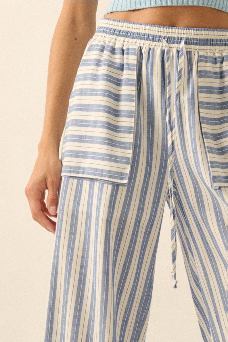 Striped Woven Pants