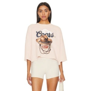 Coors Cropped Cowboy Hat Jumper