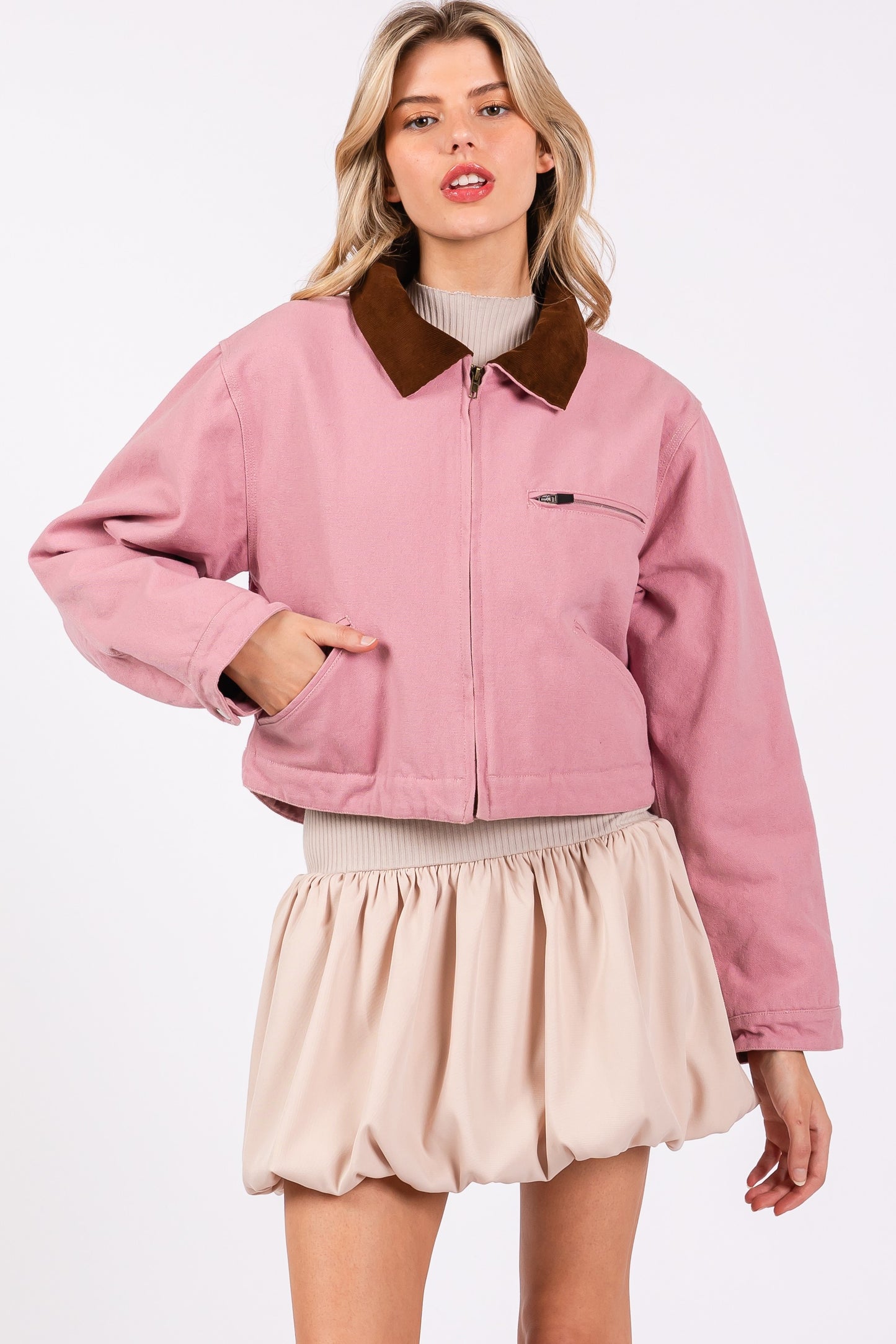 Pink Work Jacket