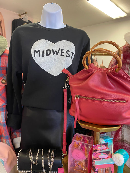 Midwest Heart Crew Neck