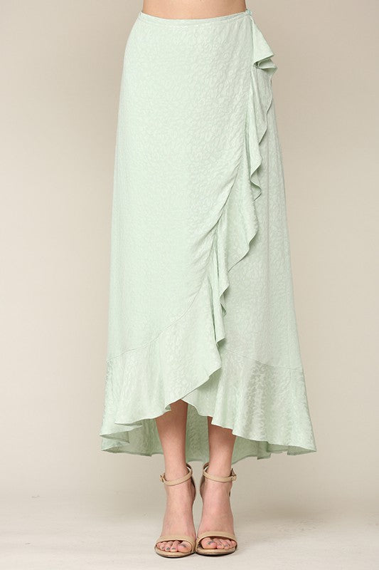 Mint Wrap Skirt