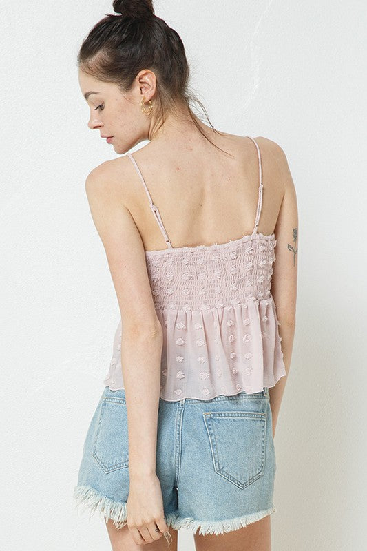 Sheer Ruffle Tank