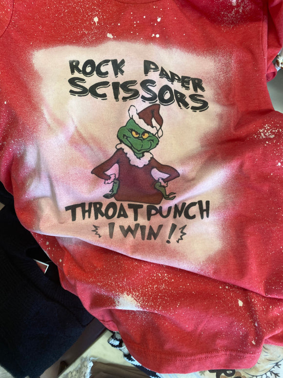 Grinch Bleached Tee