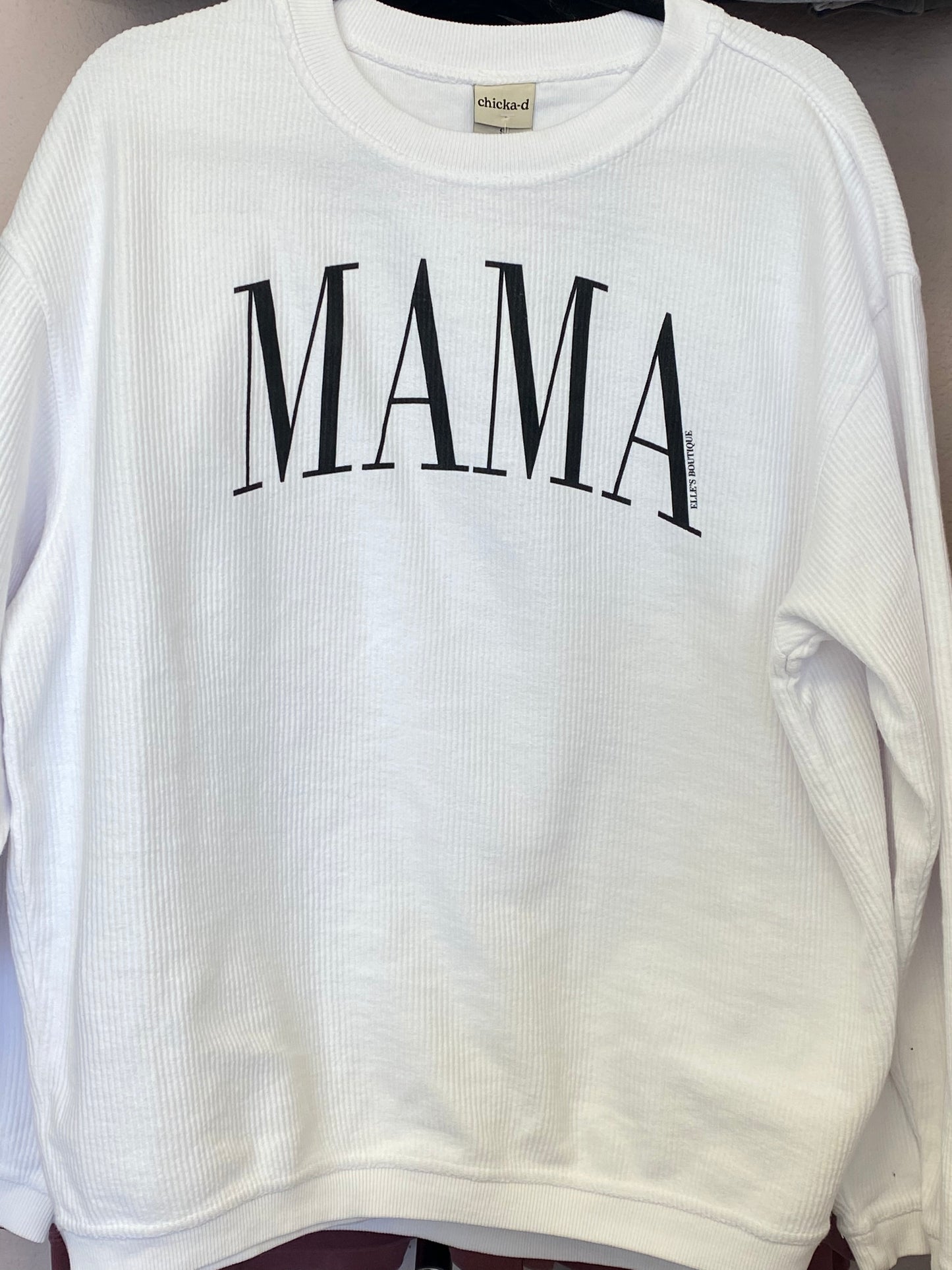 Mama Corded Sweatshirt