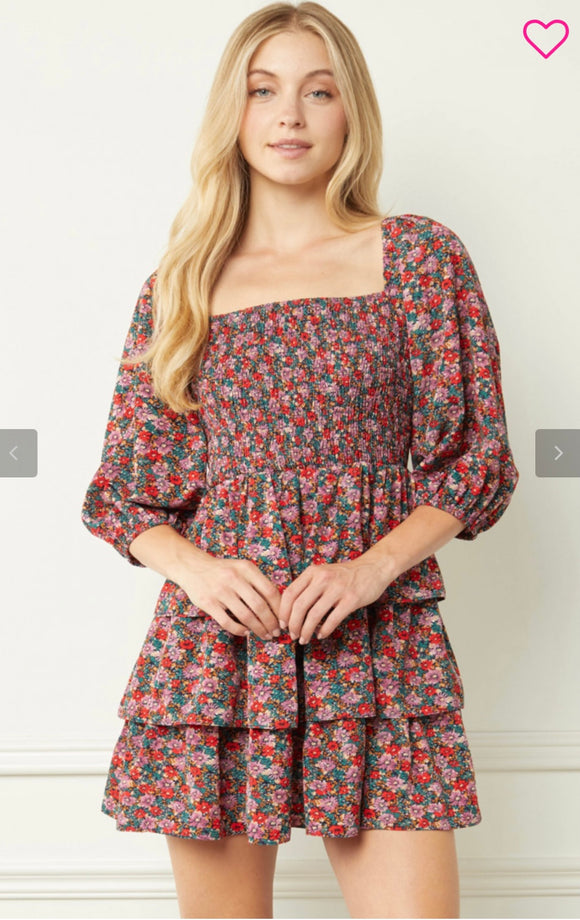 Country Babe Floral Dress