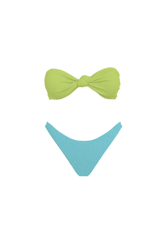 Blue x Green Bikini