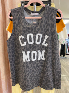 Charcoal Cool Mom Tank Curvy