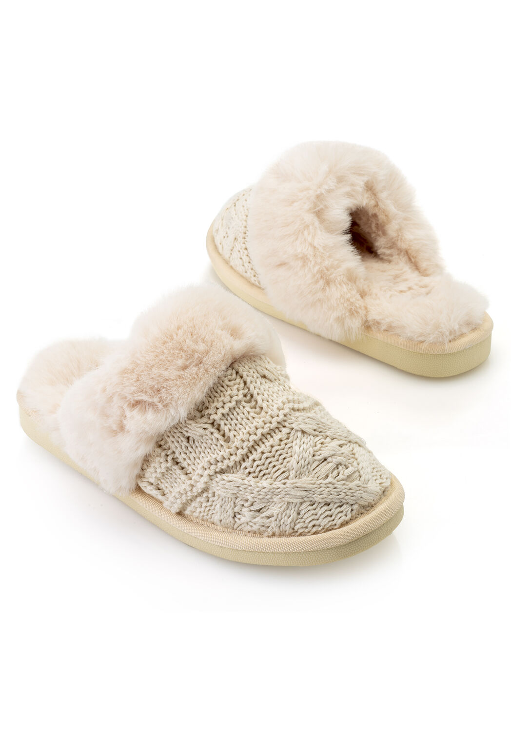 Corky's Purl Knit Scuff Slipper