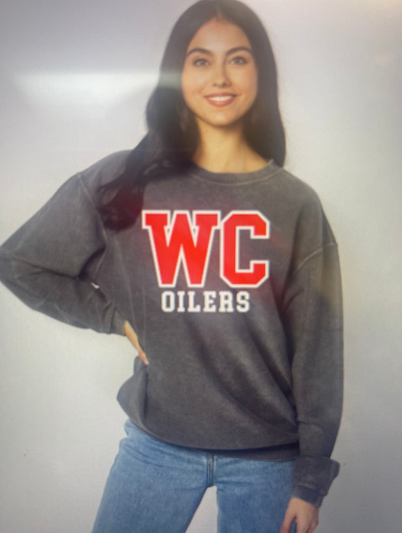WC Oilers Corded Crew