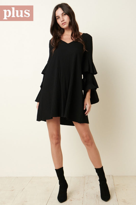 Date Night Ribbed Dress Curvy