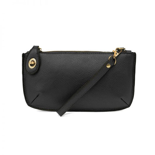 Black Mini Crossbody Wristlet Clutch