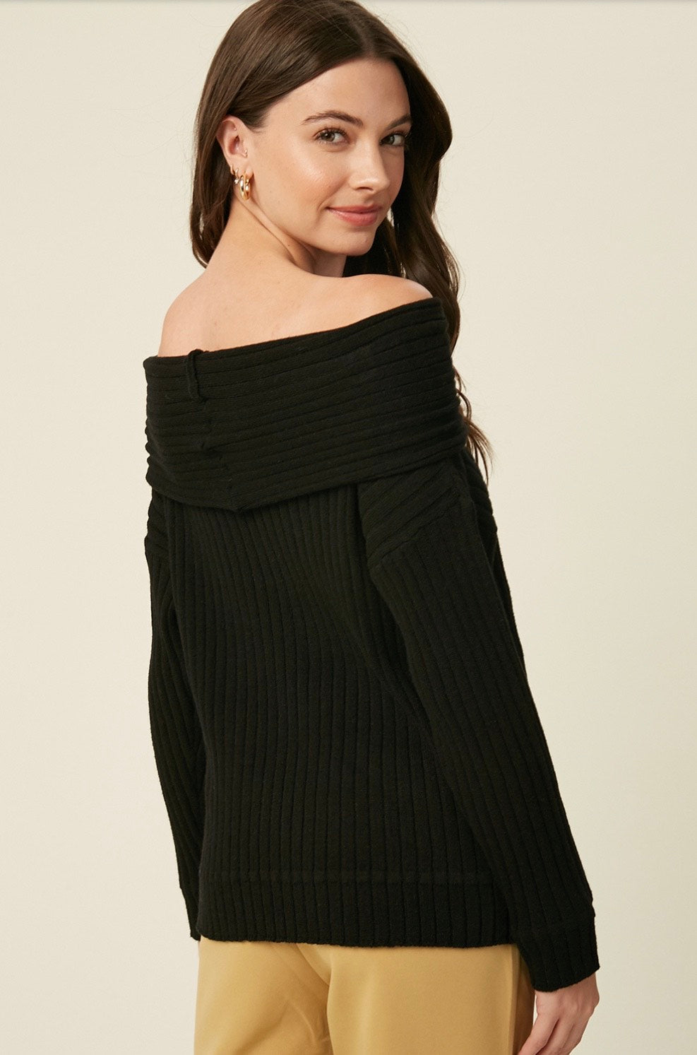 Here For The Party Off the Shoulder Sweater