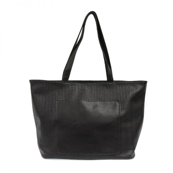 Black Woven Tote