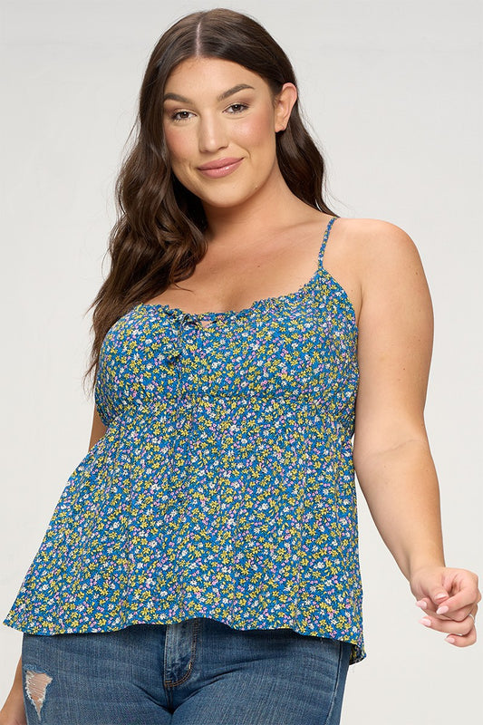 Floral Tank Curvy