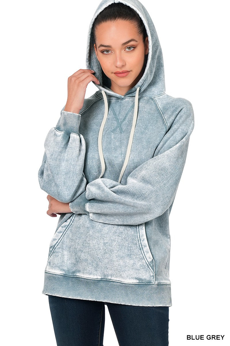 Blue Grey Hoodie