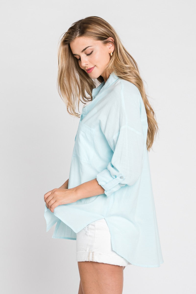 Oversized Button Down