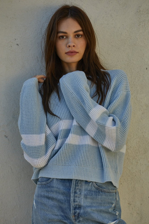 Blue Knit Sweater