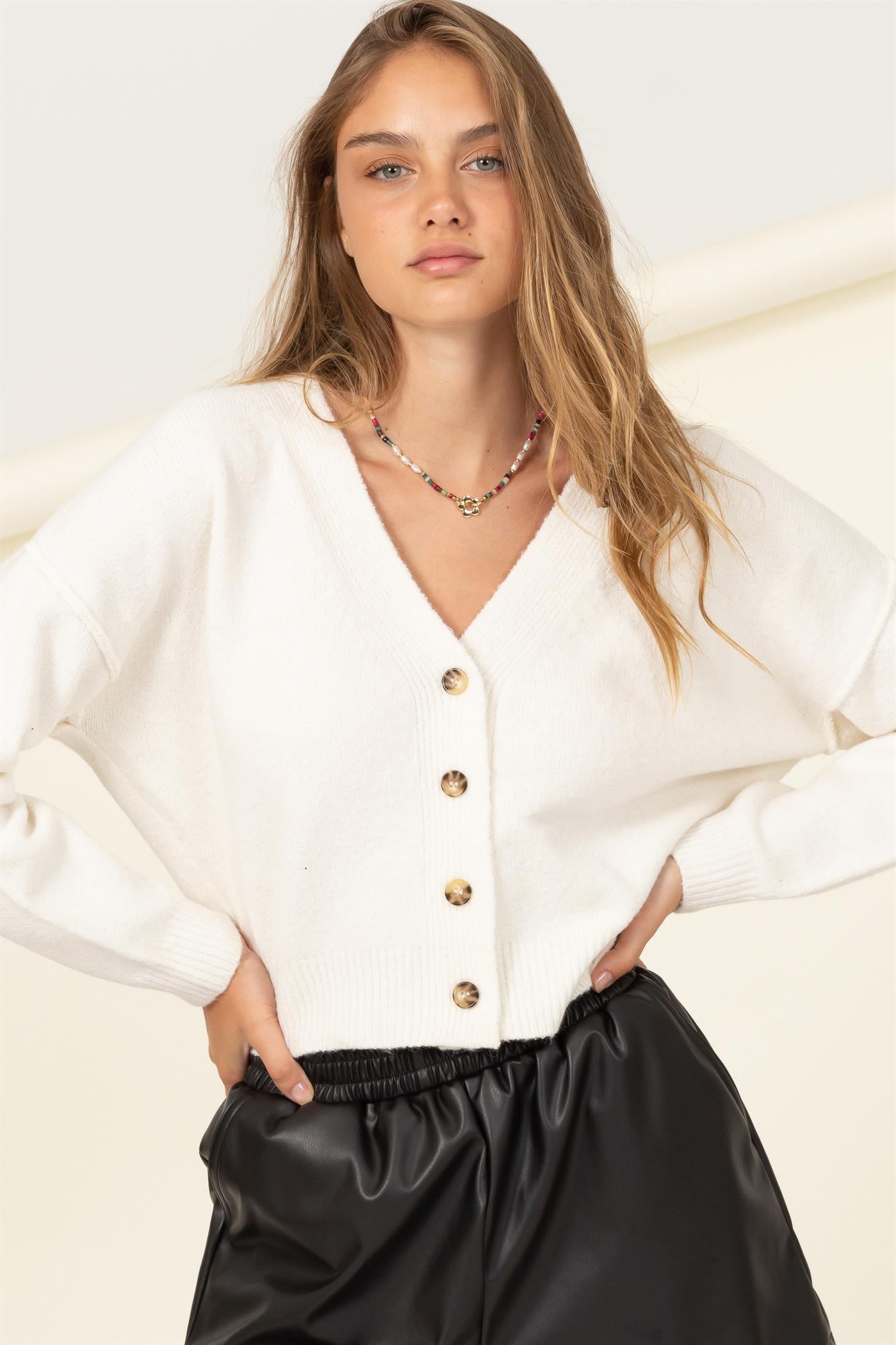 Wishful Cropped Cardi