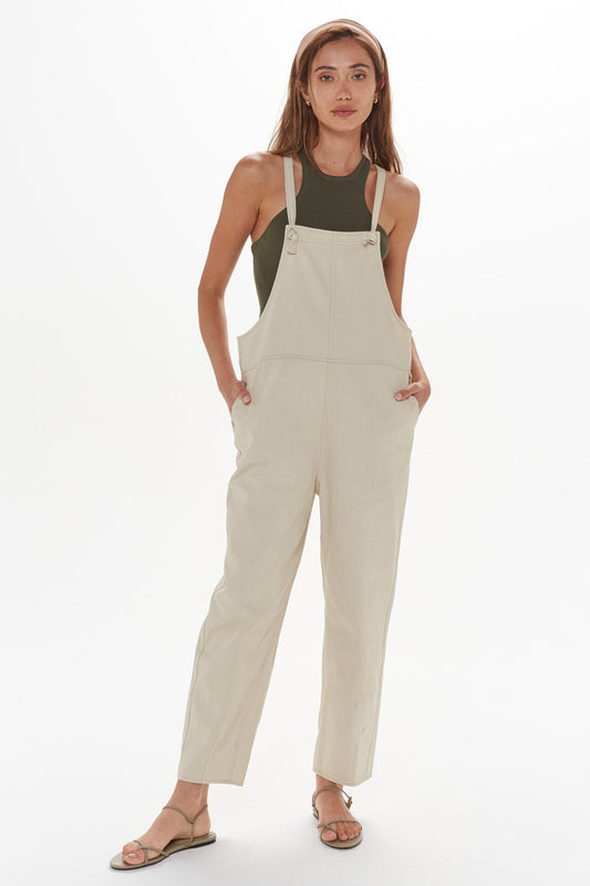 Khaki Denim Overall/Jumper