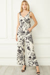 Mocha and Black Jumpsuit