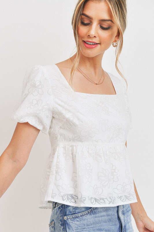 Flower Screen White Top
