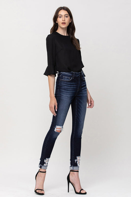 Mid Rise Skinny cuff