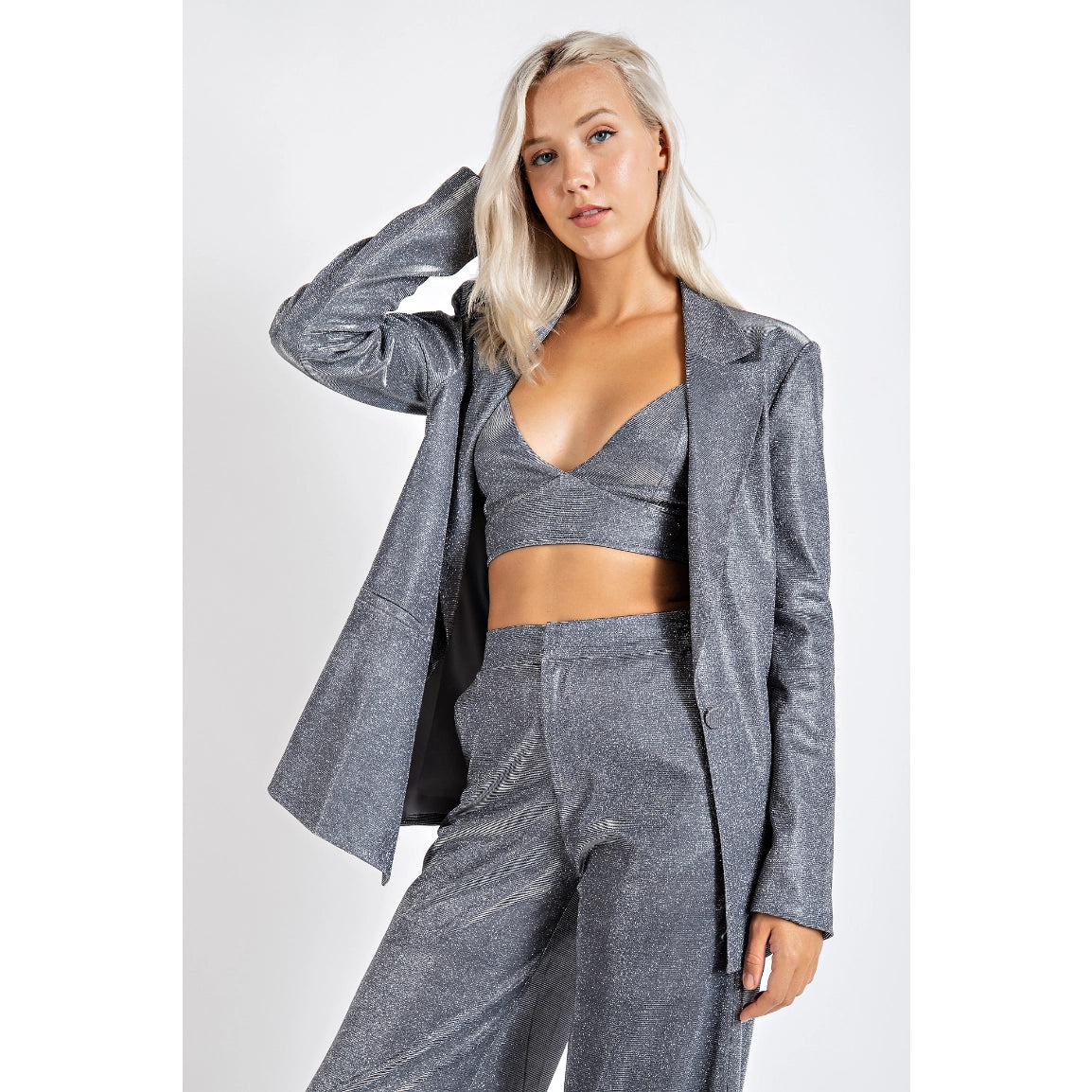 Gunmetal Blazer