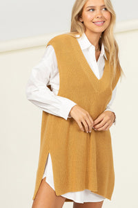Honey Mustard Sweater Vest