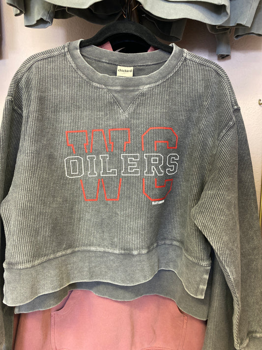 WC Oilers Corded Crop